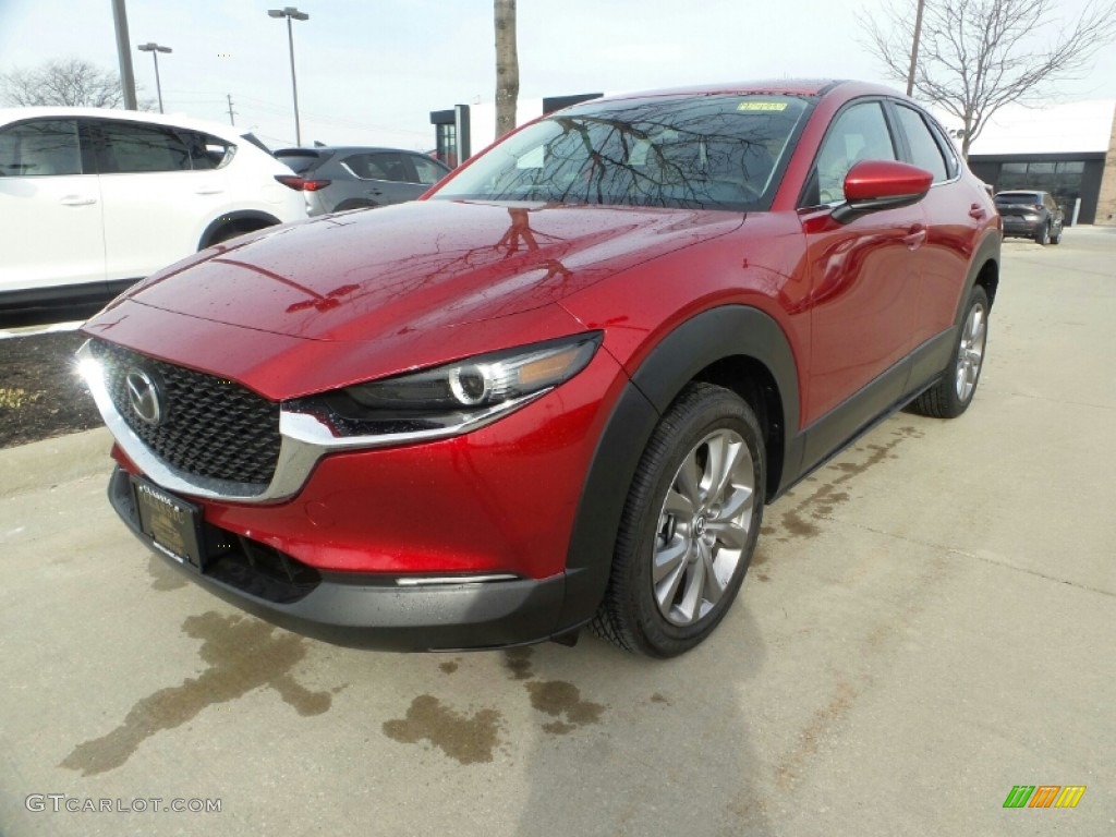 2020 CX-30 Select AWD - Soul Red Crystal Metallic / Greige photo #3