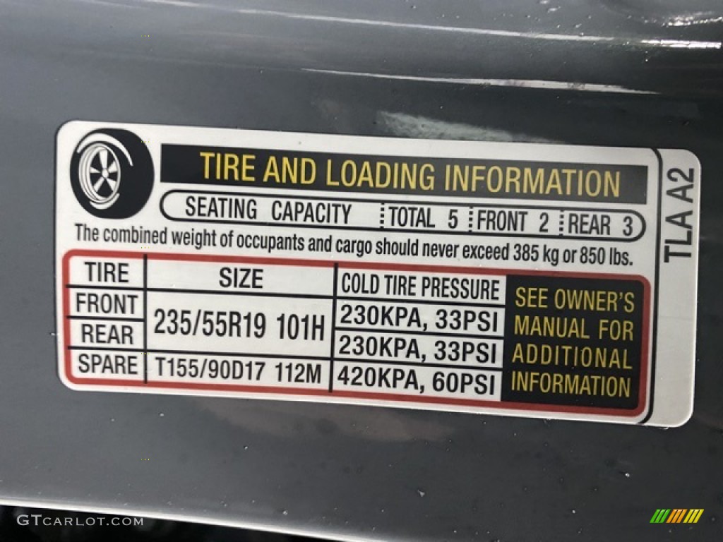 2020 CR-V Touring AWD - Sonic Gray Pearl / Black photo #8