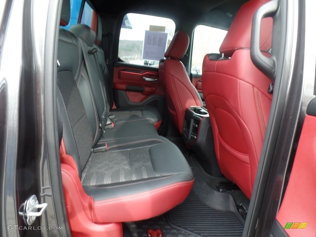 2019 1500 Rebel Quad Cab 4x4 - Granite Crystal Metallic / Black/Red photo #34