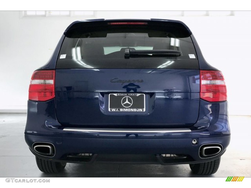 2008 Cayenne Tiptronic - Marine Blue Metallic / Havanna/Sand Beige photo #3