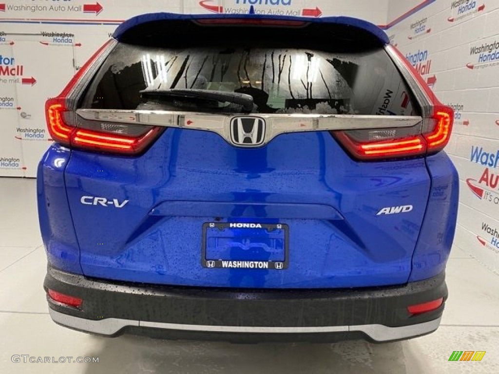 2020 CR-V EX-L AWD - Aegean Blue Metallic / Black photo #7