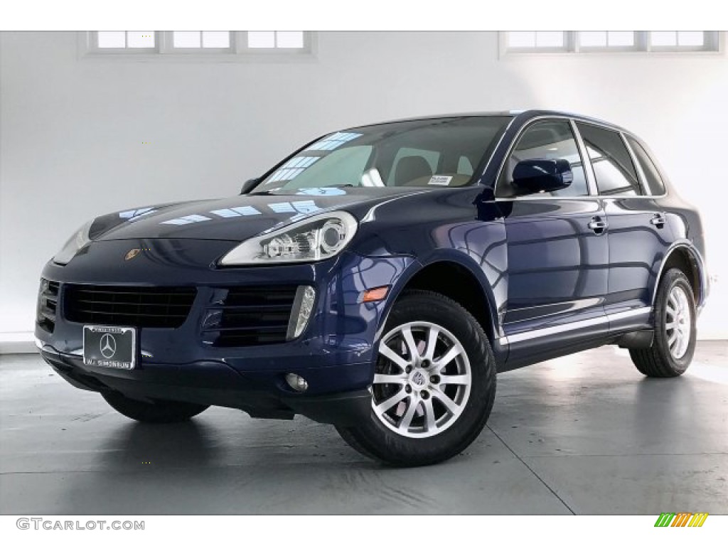 2008 Cayenne Tiptronic - Marine Blue Metallic / Havanna/Sand Beige photo #12
