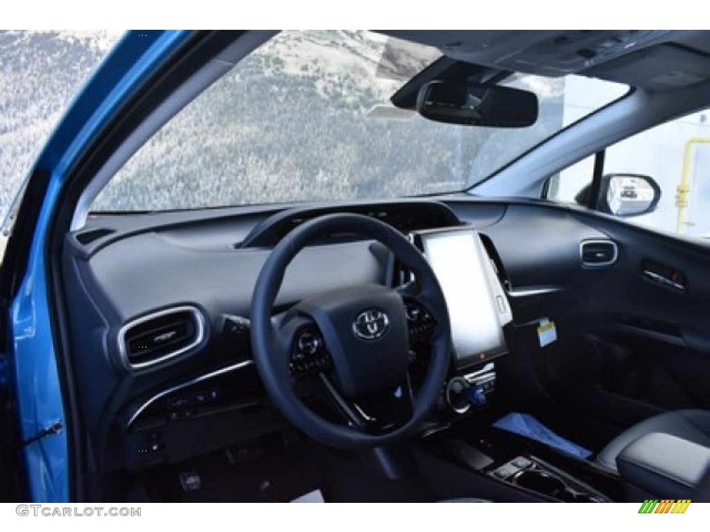 2020 Prius Prime Limited - Blue Magnetism / Black photo #5