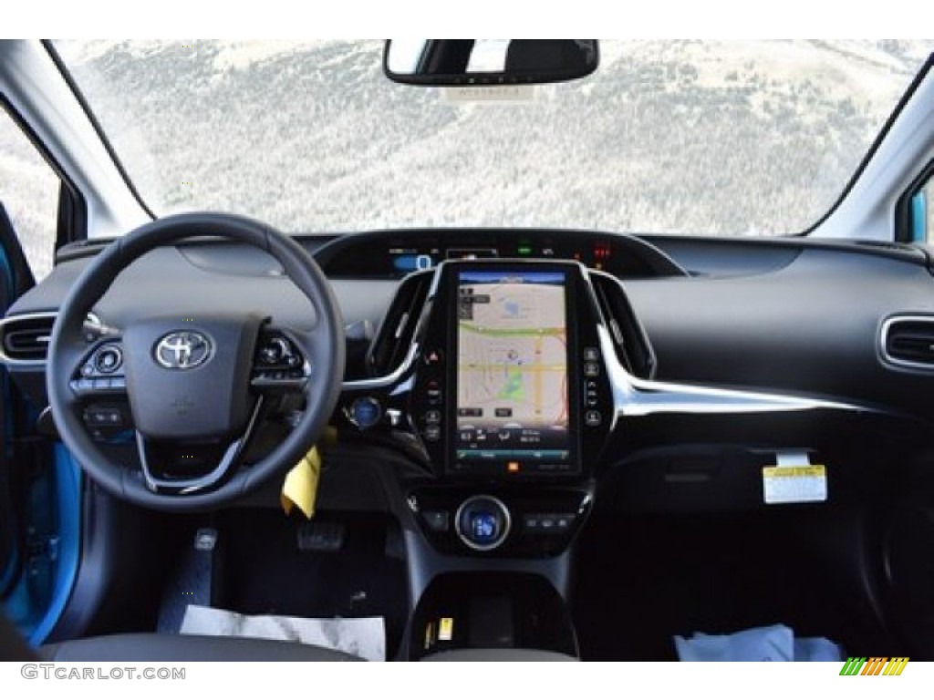 2020 Prius Prime Limited - Blue Magnetism / Black photo #7