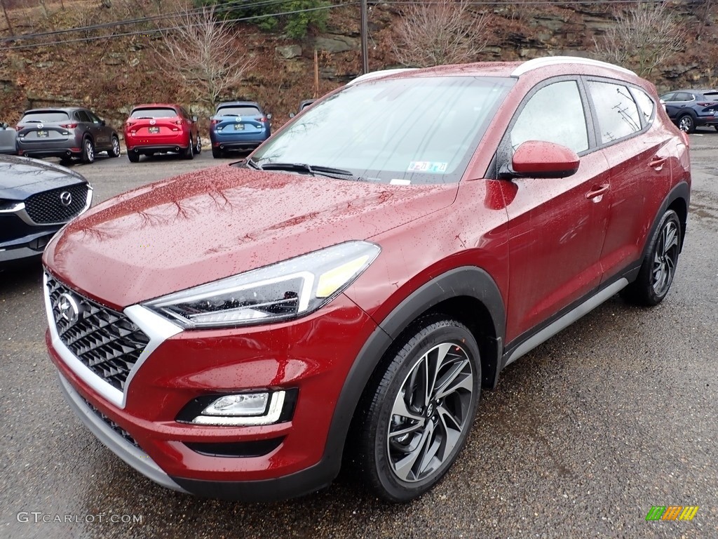 Gemstone Red 2020 Hyundai Tucson Sport AWD Exterior Photo #137209287