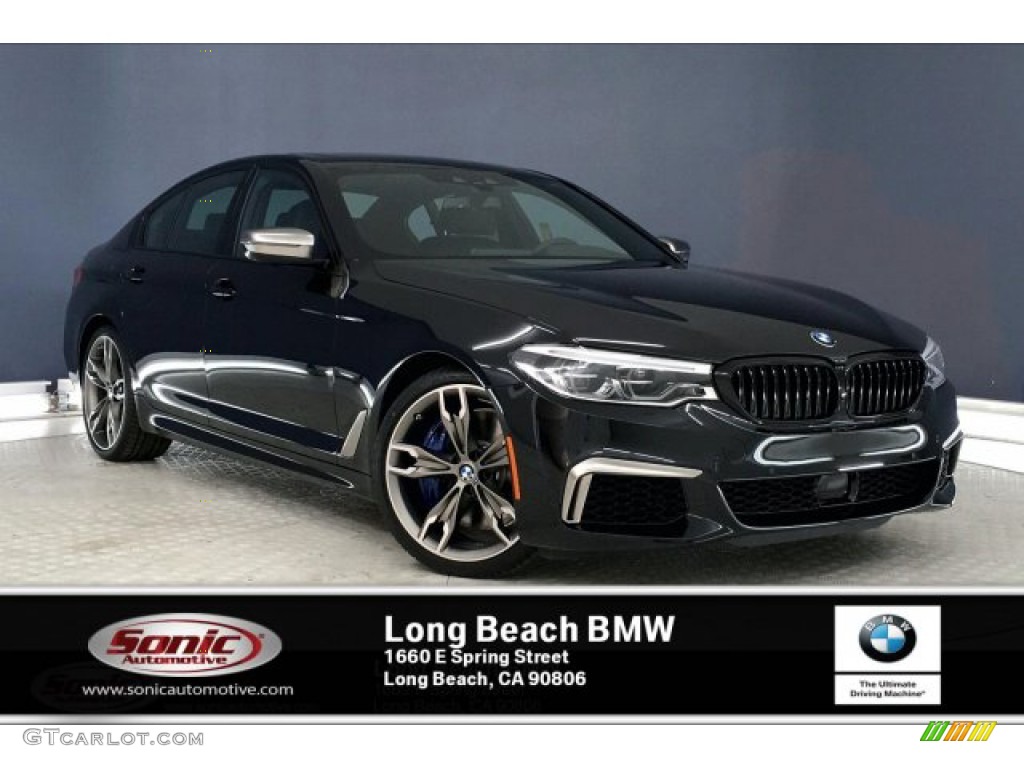 2020 5 Series M550i xDrive Sedan - Black Sapphire Metallic / Black photo #1