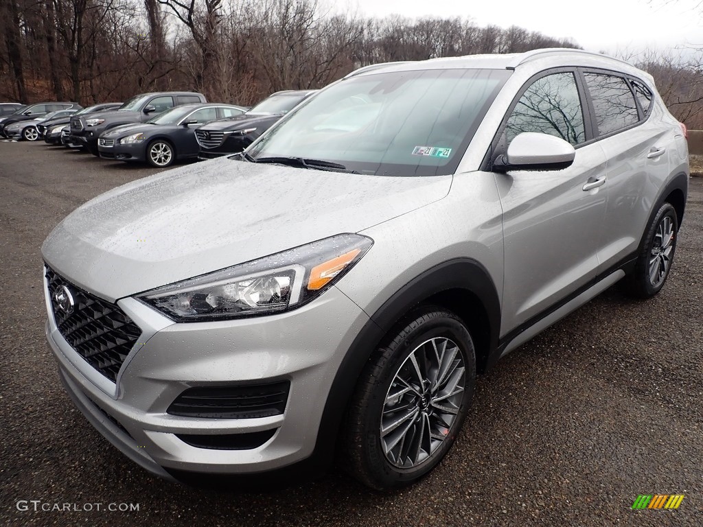 Stellar Silver 2020 Hyundai Tucson SEL AWD Exterior Photo #137209707