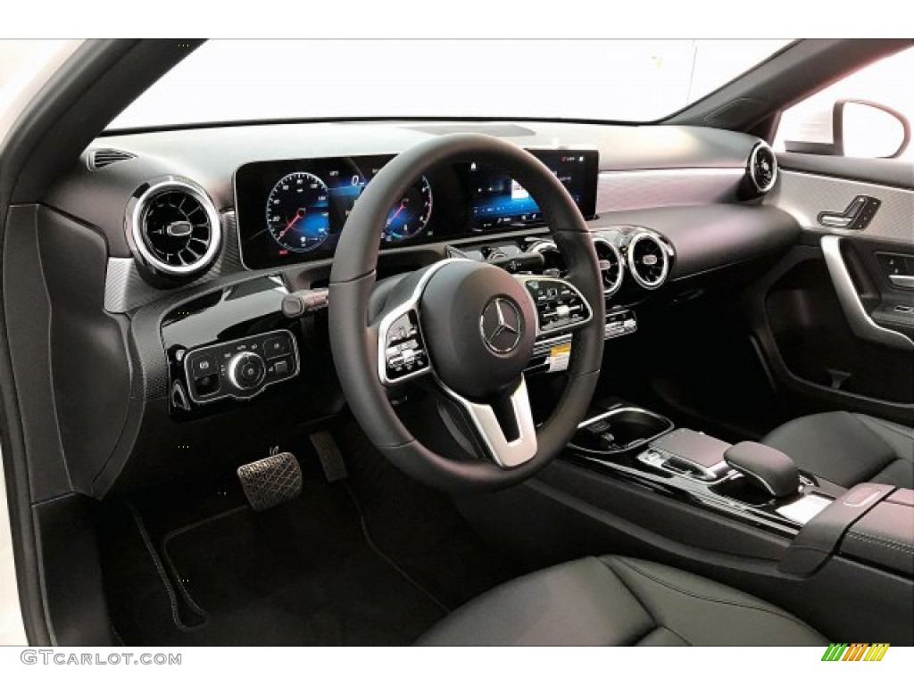 2020 A 220 Sedan - Digital White Metallic / Black photo #6