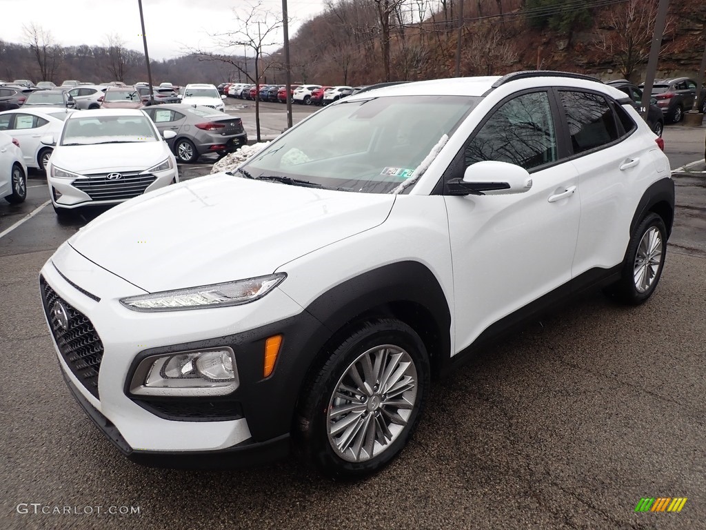 Chalk White 2020 Hyundai Kona SEL AWD Exterior Photo #137212206