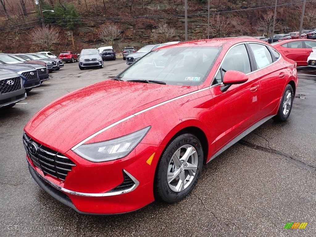 2020 Sonata SE - Calypso Red / Black photo #5