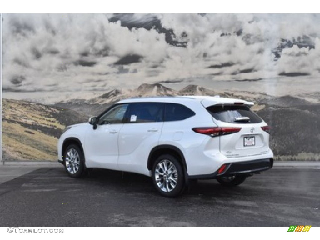 2020 Highlander Limited AWD - Blizzard White Pearl / Black photo #3