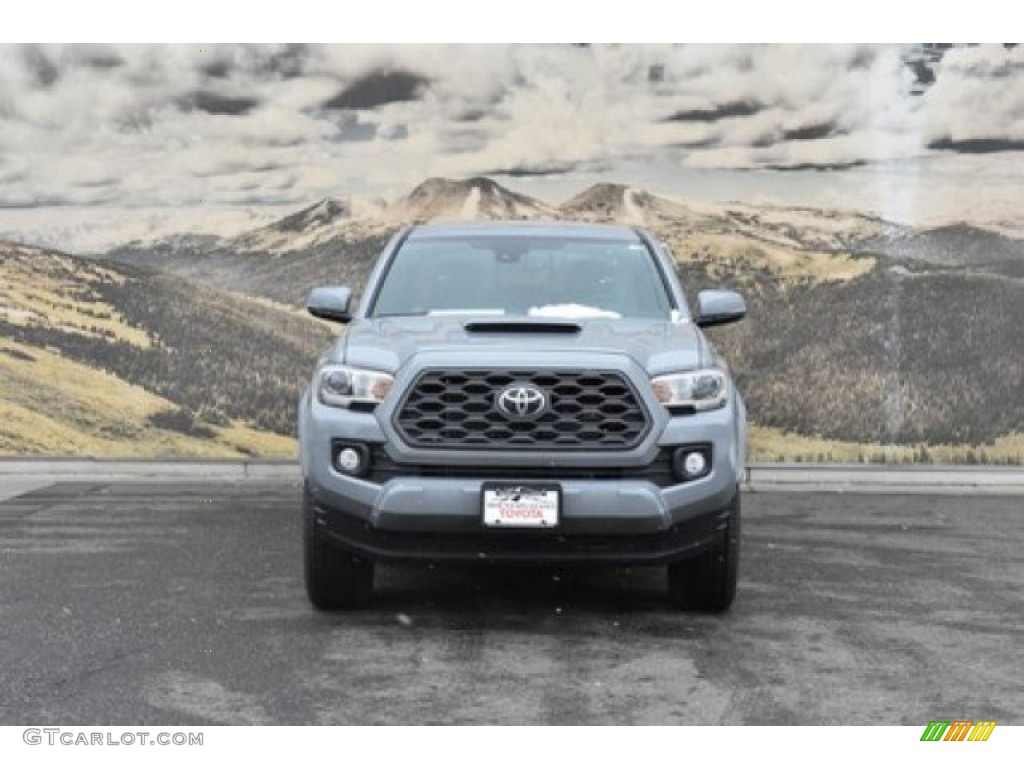 2020 Tacoma TRD Sport Double Cab 4x4 - Cement / TRD Cement/Black photo #2