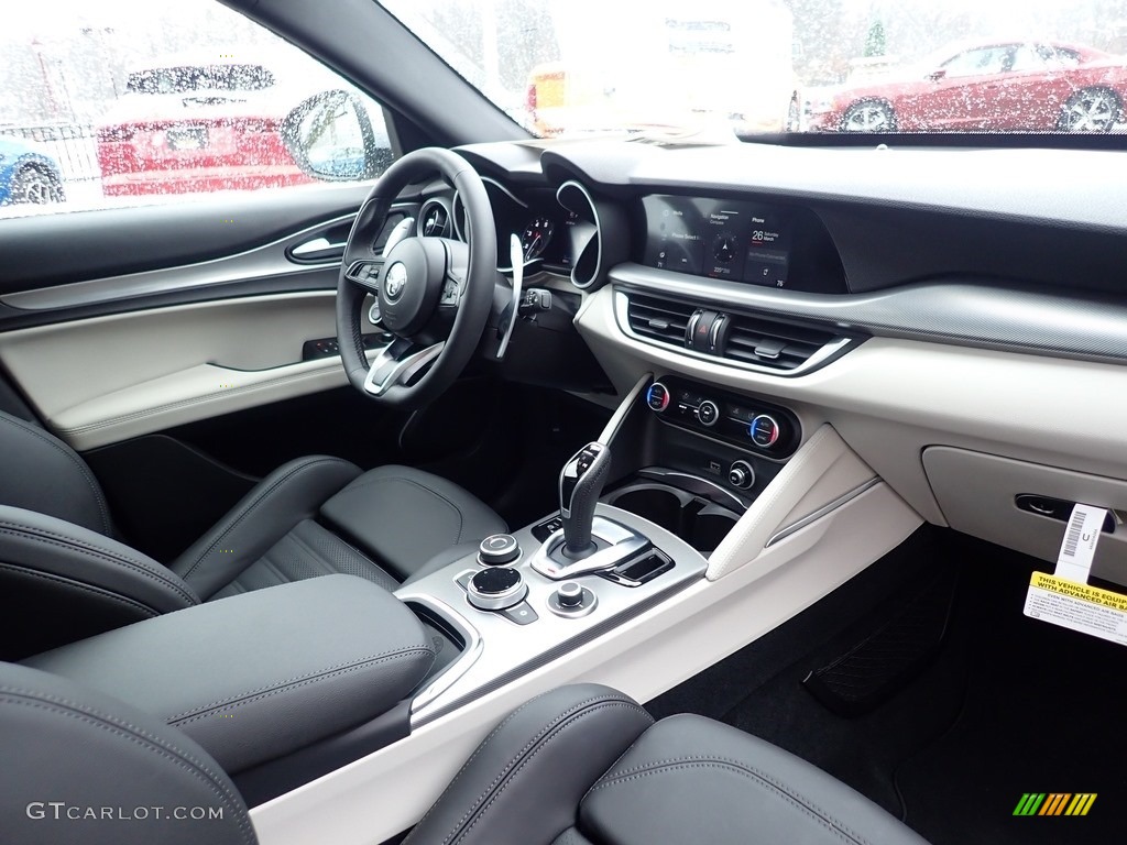 Black Interior 2020 Alfa Romeo Stelvio TI AWD Photo #137217414