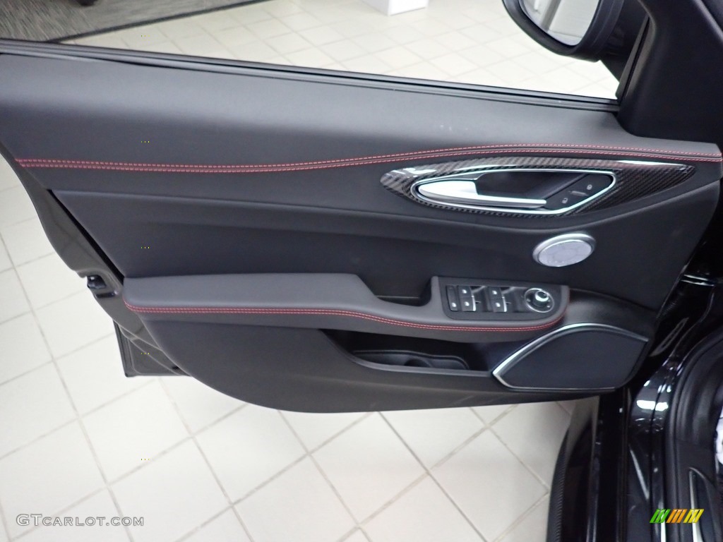 2020 Alfa Romeo Giulia TI Quadrifoglio Black Door Panel Photo #137217996