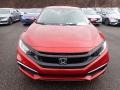 2020 Molten Lava Pearl Honda Civic LX Sedan  photo #7