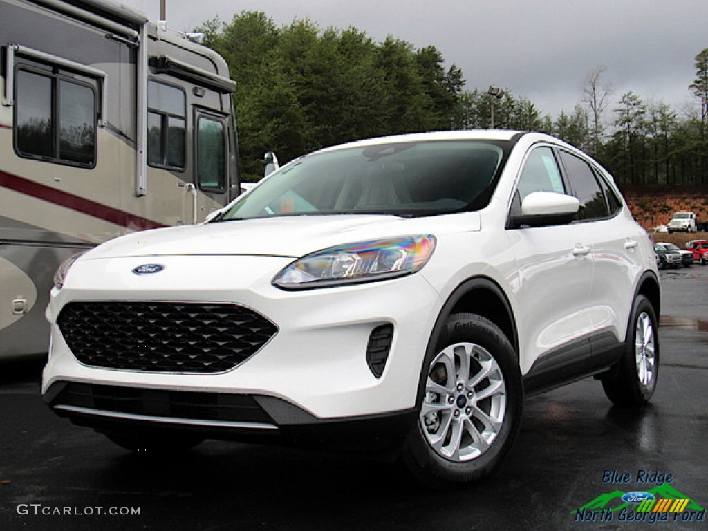 2020 Escape SE 4WD - Star White Metallic Tri-Coat / Sandstone photo #1