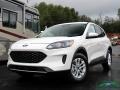 2020 Star White Metallic Tri-Coat Ford Escape SE 4WD  photo #1