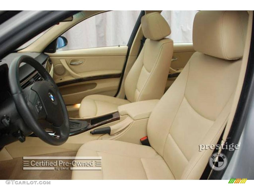 2006 3 Series 325xi Sedan - Titanium Silver Metallic / Beige photo #11