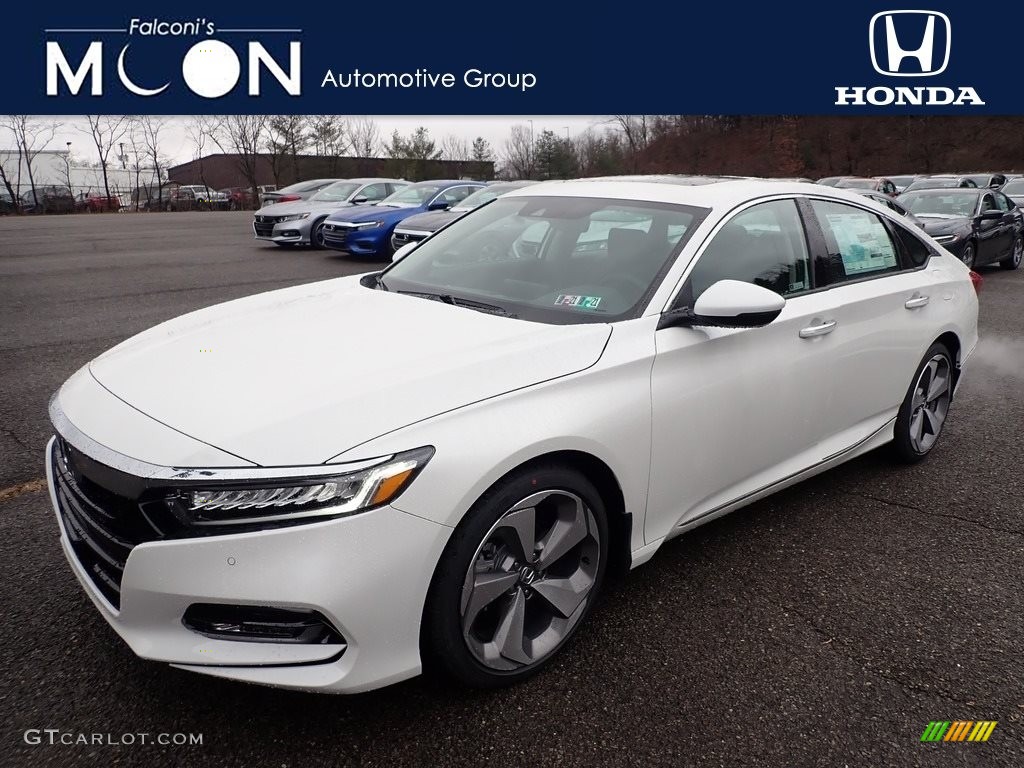 2020 Accord Touring Sedan - Platinum White Pearl / Black photo #1