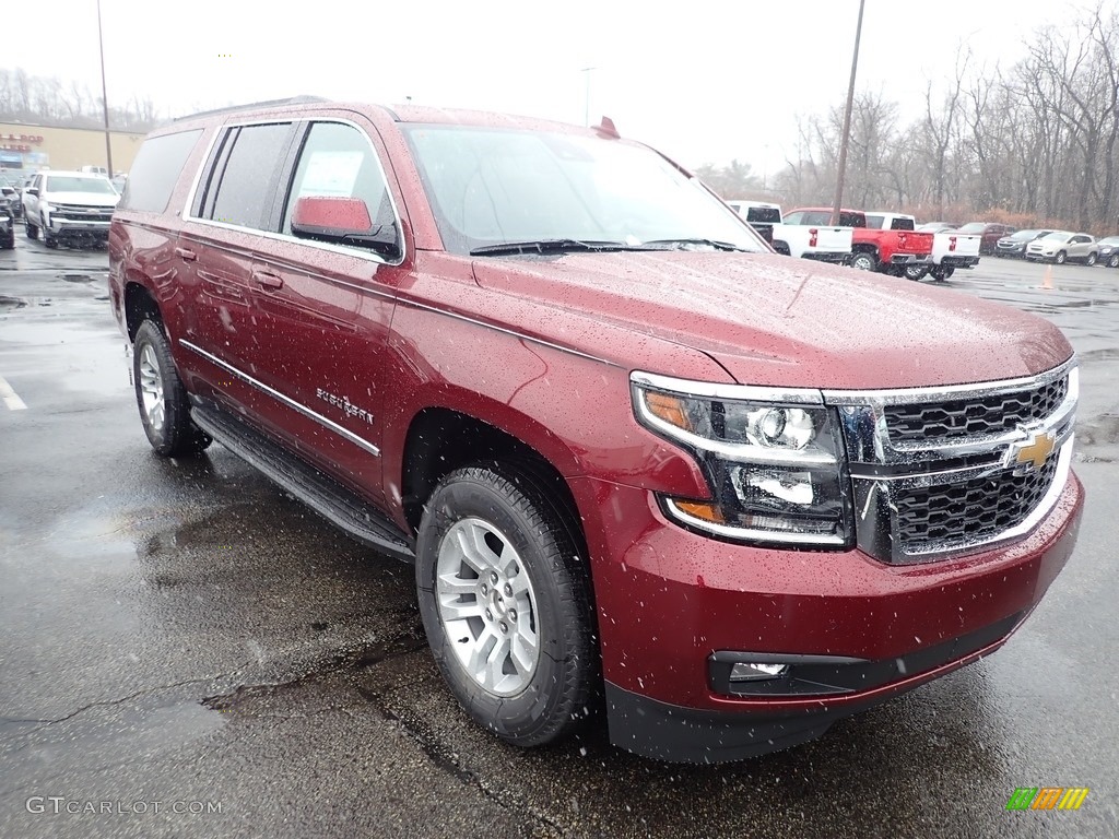 Siren Red Tintcoat 2020 Chevrolet Suburban LT 4WD Exterior Photo #137220051