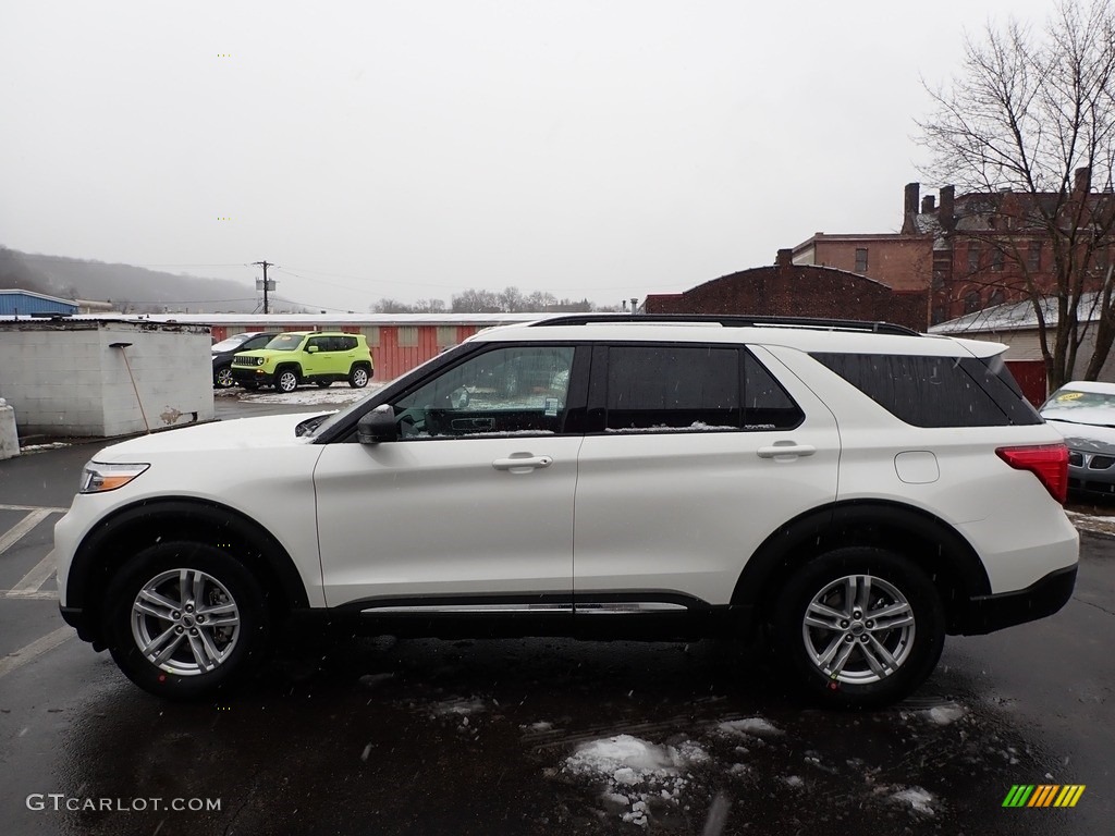 2020 Explorer XLT 4WD - Oxford White / Ebony photo #6