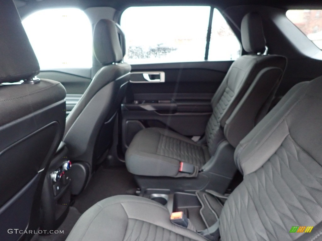 Ebony Interior 2020 Ford Explorer XLT 4WD Photo #137220336