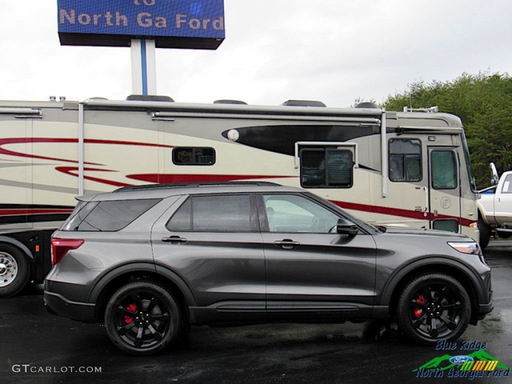 2020 Explorer ST 4WD - Magnetic Metallic / Ebony photo #6