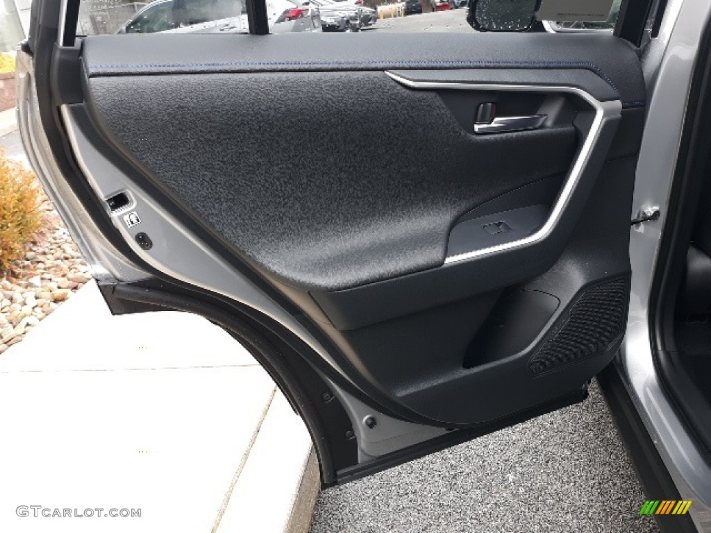 2020 Toyota RAV4 XSE AWD Hybrid Black Door Panel Photo #137222940