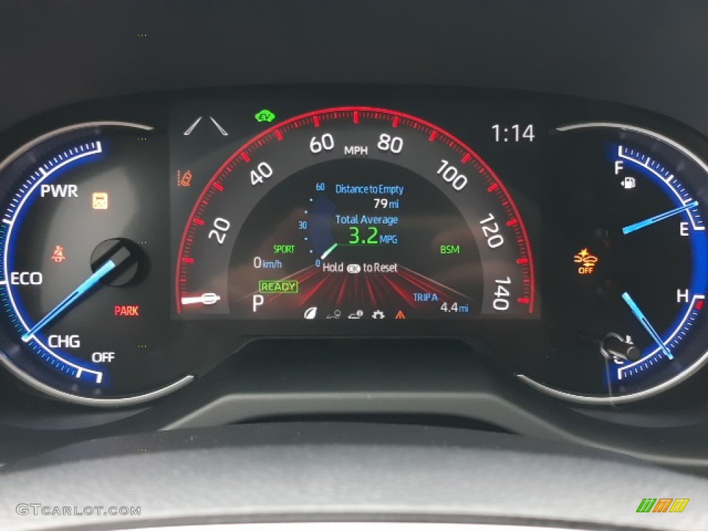 2020 Toyota RAV4 XSE AWD Hybrid Gauges Photos