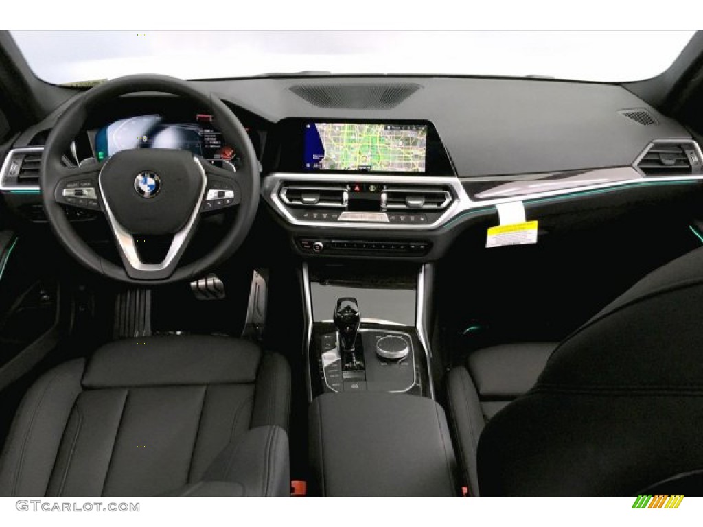 2020 BMW 3 Series 330i Sedan Black Dashboard Photo #137224132