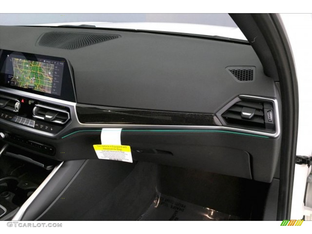 2020 BMW 3 Series 330i Sedan Black Dashboard Photo #137224155