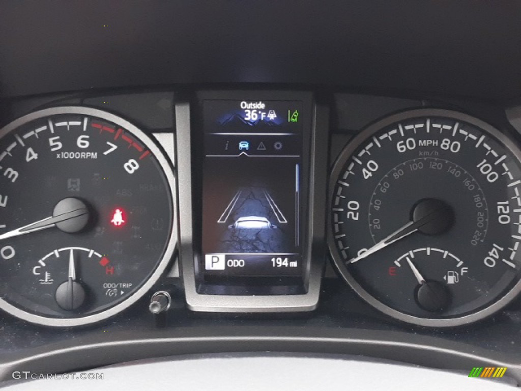 2020 Toyota Tacoma TRD Off Road Double Cab 4x4 Gauges Photo #137224206