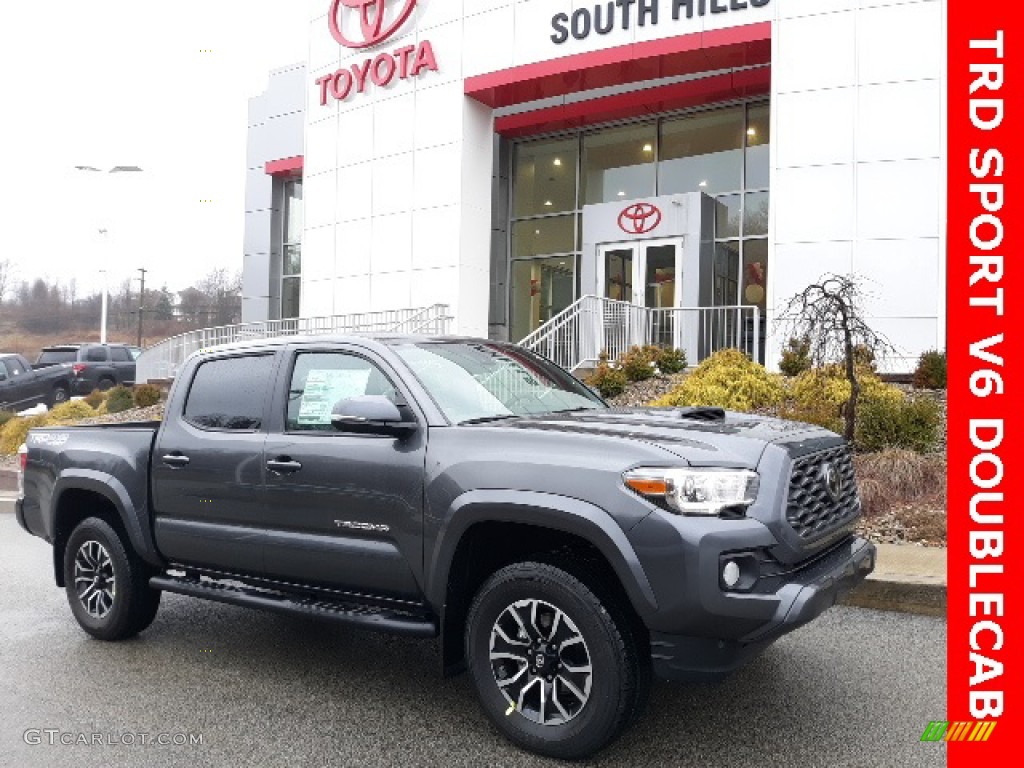 2020 Tacoma TRD Sport Double Cab 4x4 - Magnetic Gray Metallic / TRD Cement/Black photo #1