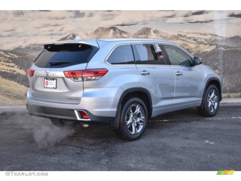 2019 Highlander Limited Platinum AWD - Celestial Silver Metallic / Ash photo #3