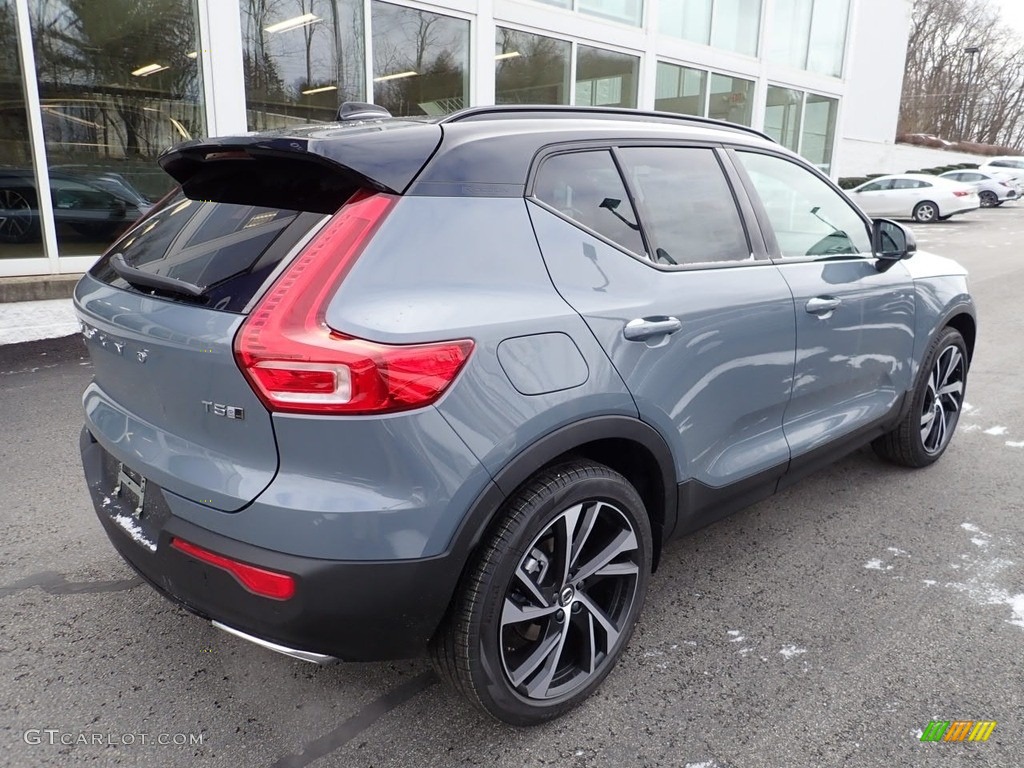 2020 XC40 T5 R-Design AWD - Thunder Grey Metallic / Charcoal photo #2