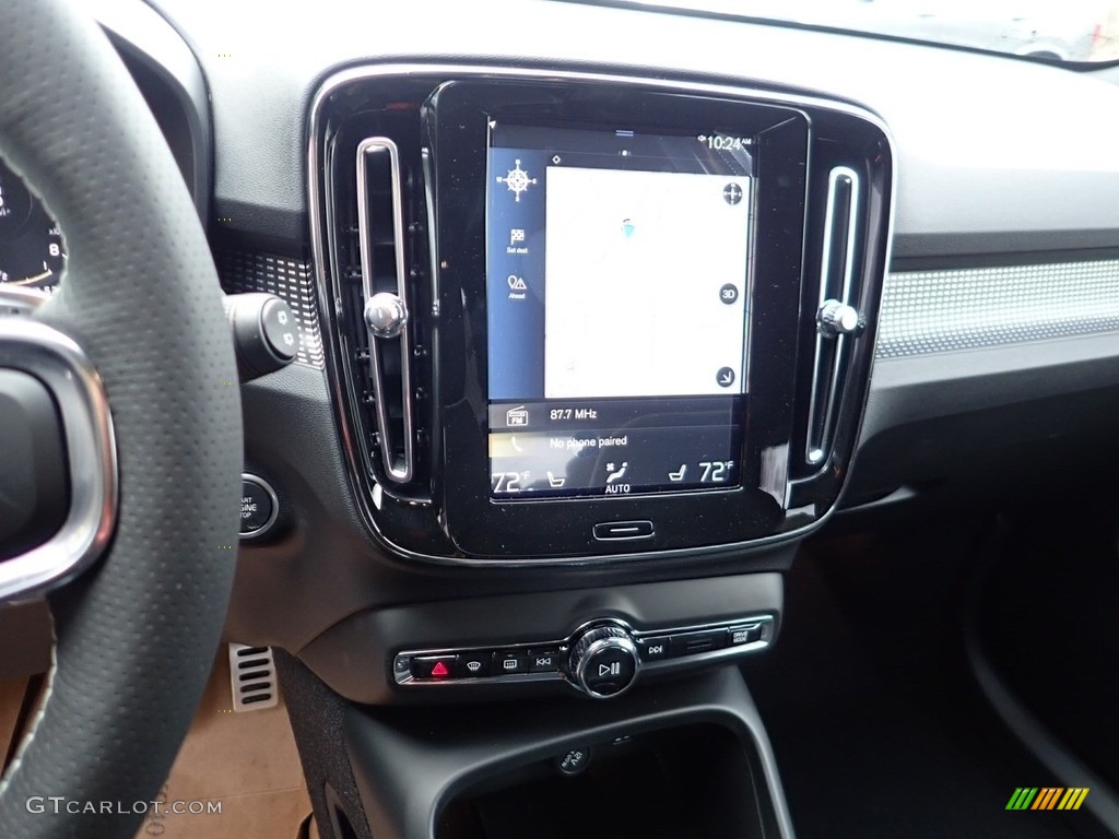 2020 XC40 T5 R-Design AWD - Thunder Grey Metallic / Charcoal photo #14