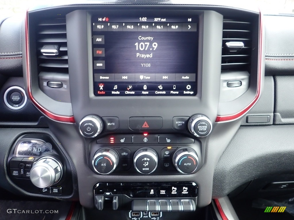 2020 Ram 1500 Rebel Crew Cab 4x4 Controls Photo #137229266