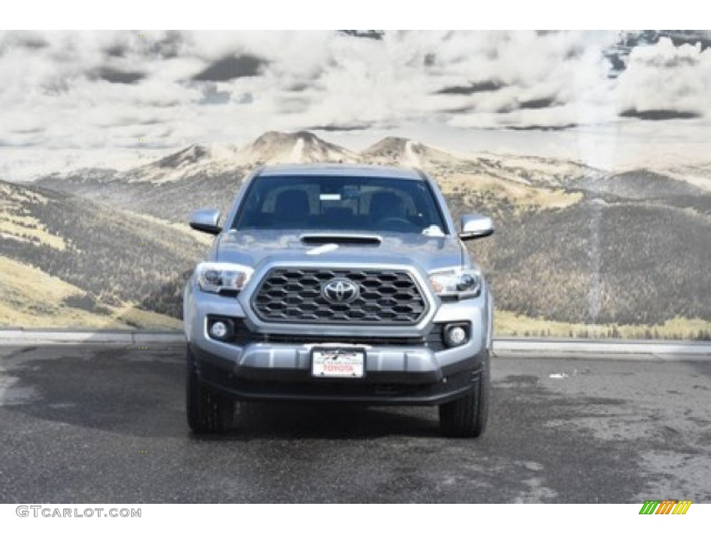 2020 Tacoma TRD Sport Double Cab 4x4 - Silver Sky Metallic / TRD Cement/Black photo #2