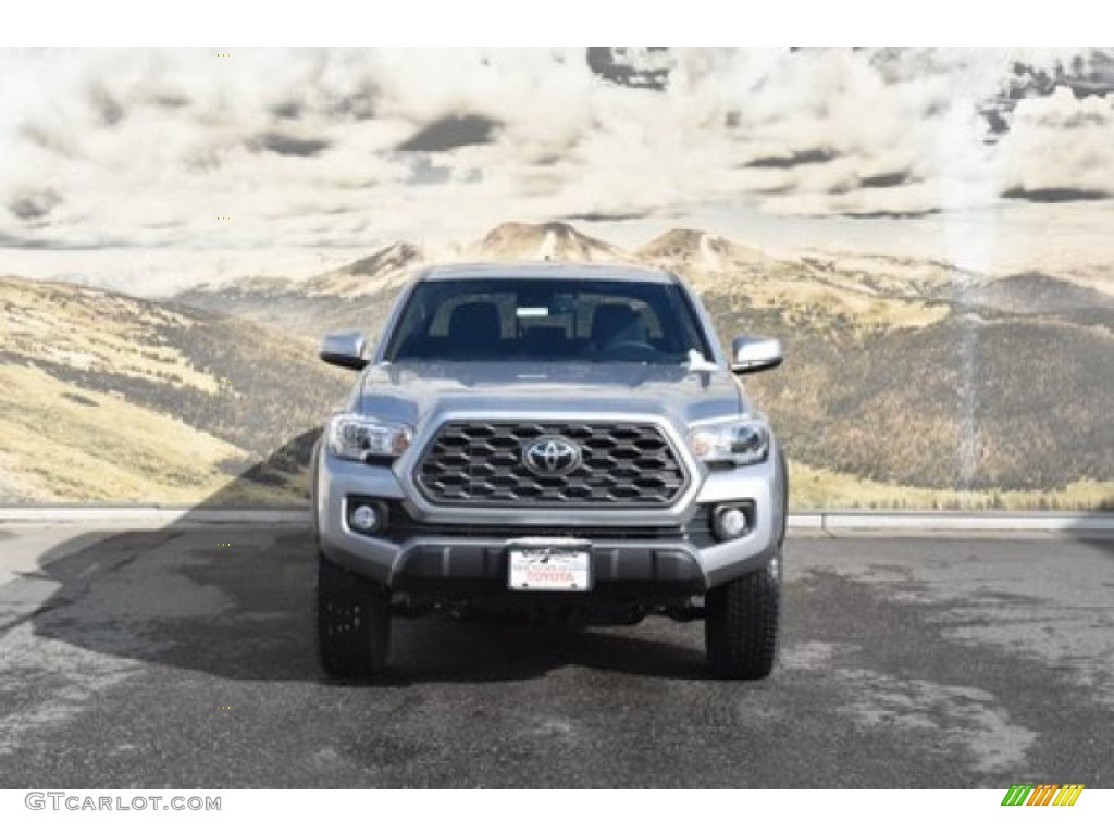 2020 Tacoma TRD Off Road Double Cab 4x4 - Silver Sky Metallic / TRD Cement/Black photo #2
