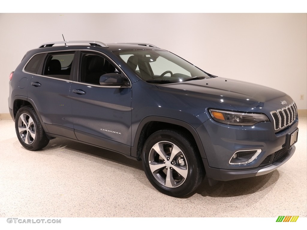 2020 Cherokee Limited 4x4 - Blue Shade Pearl / Black photo #1