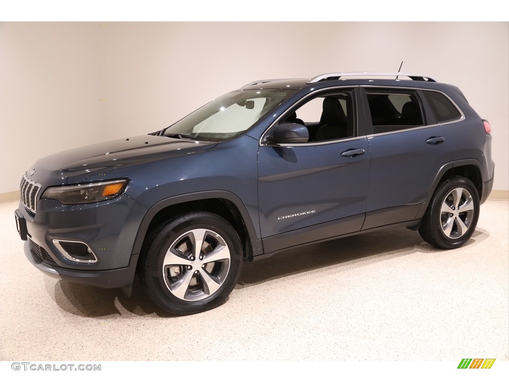 2020 Cherokee Limited 4x4 - Blue Shade Pearl / Black photo #3