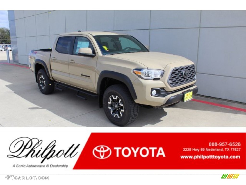 2020 Tacoma TRD Off Road Double Cab 4x4 - Quicksand / Cement photo #1