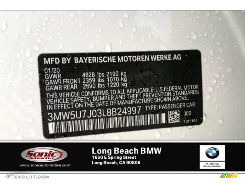 2020 3 Series M340i Sedan - Alpine White / Black photo #3