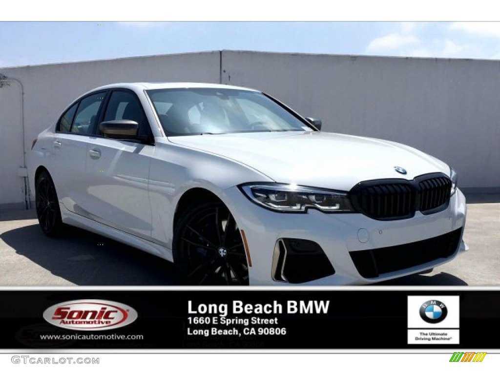 2020 3 Series M340i Sedan - Alpine White / Black photo #1