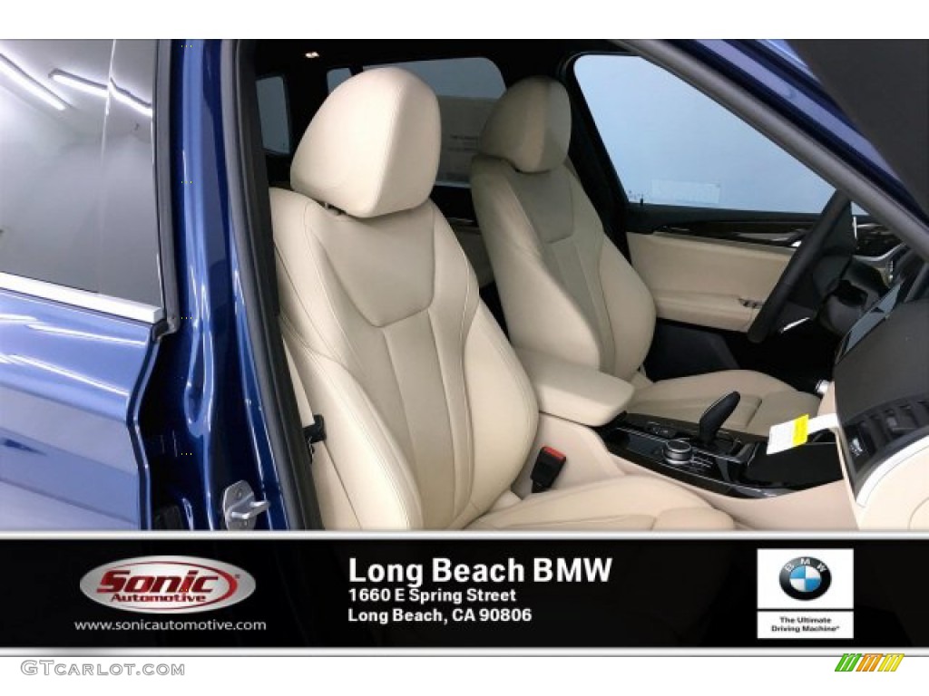 2020 X3 sDrive30i - Phytonic Blue Metallic / Canberra Beige/Black photo #7