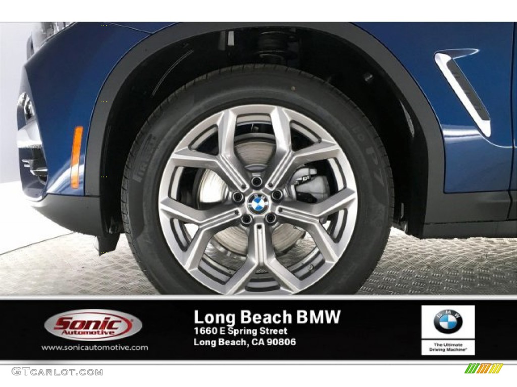 2020 X3 sDrive30i - Phytonic Blue Metallic / Canberra Beige/Black photo #9