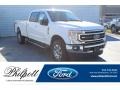 2020 Oxford White Ford F350 Super Duty Lariat Crew Cab 4x4  photo #1