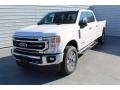 2020 Oxford White Ford F350 Super Duty Lariat Crew Cab 4x4  photo #4