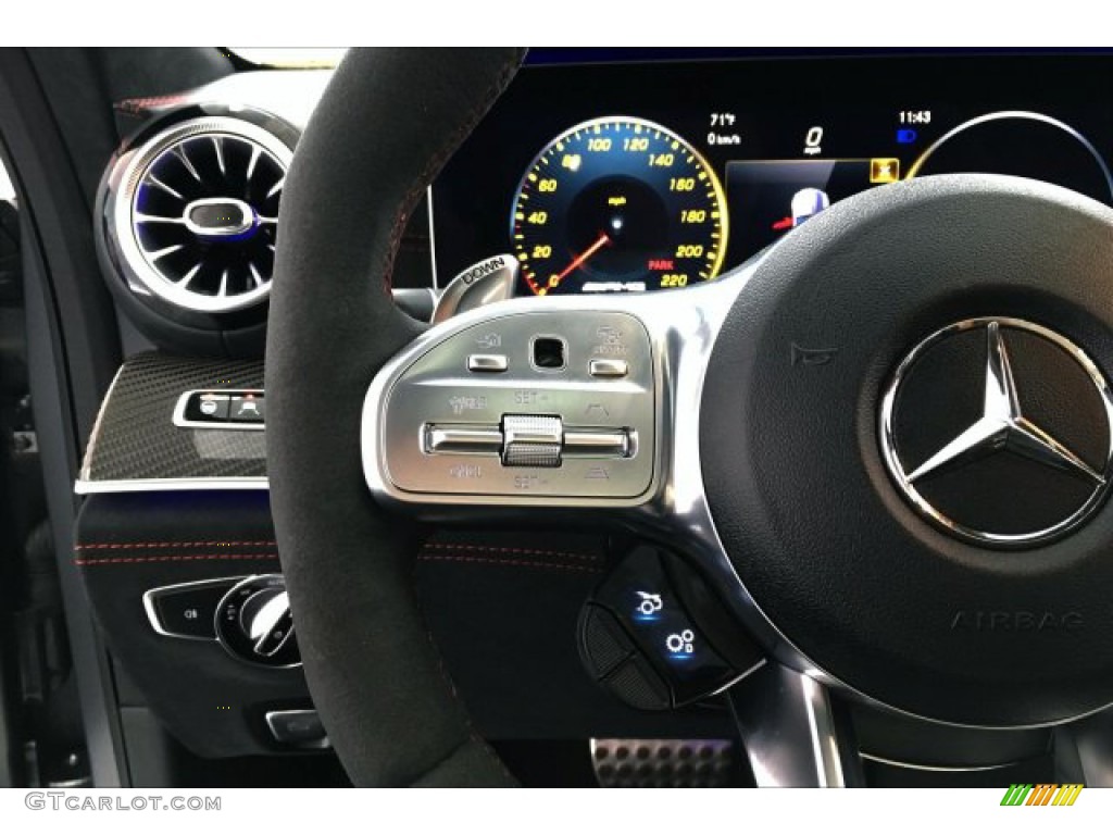 2019 Mercedes-Benz AMG GT 63 Black Steering Wheel Photo #137240267