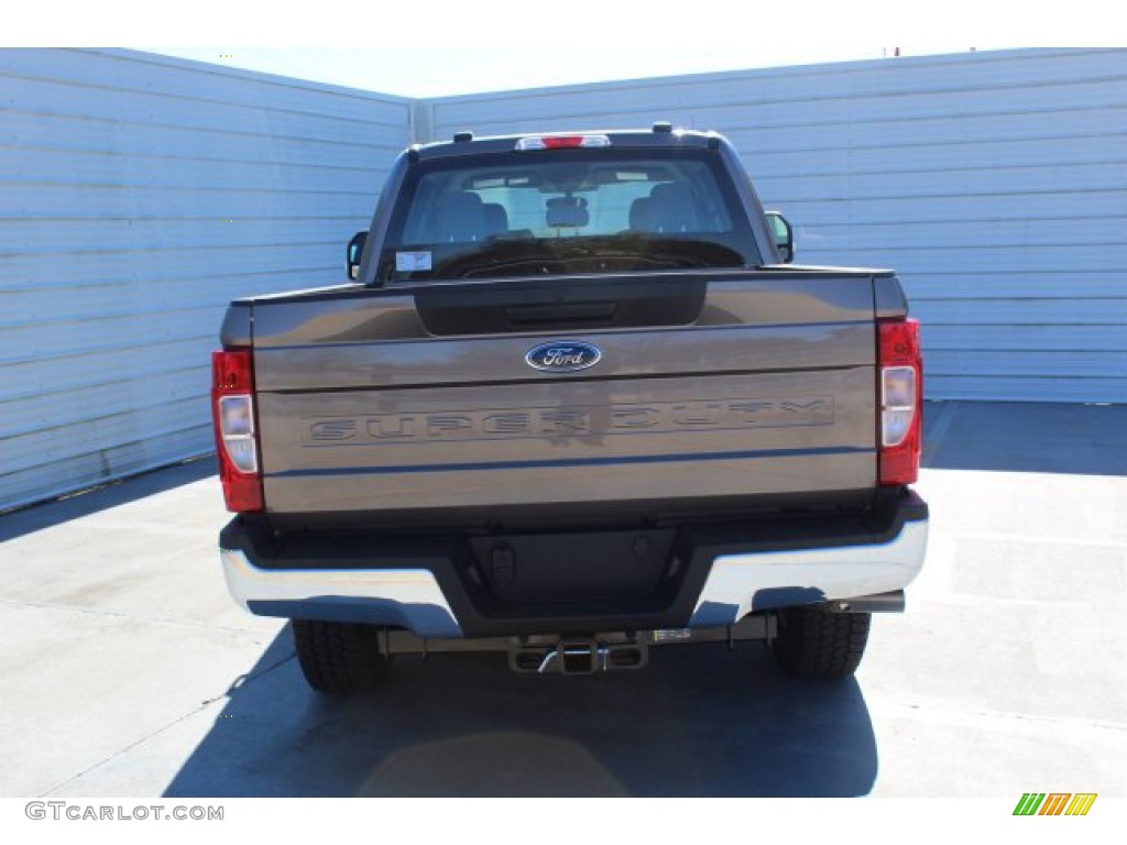 2020 F250 Super Duty XLT Crew Cab 4x4 - Stone Gray / Medium Earth Gray photo #7
